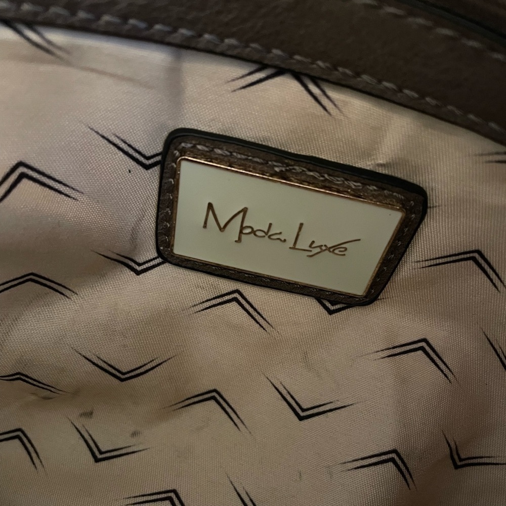 Moda Luxe brown shoulder purse - Picture 3 of 11
